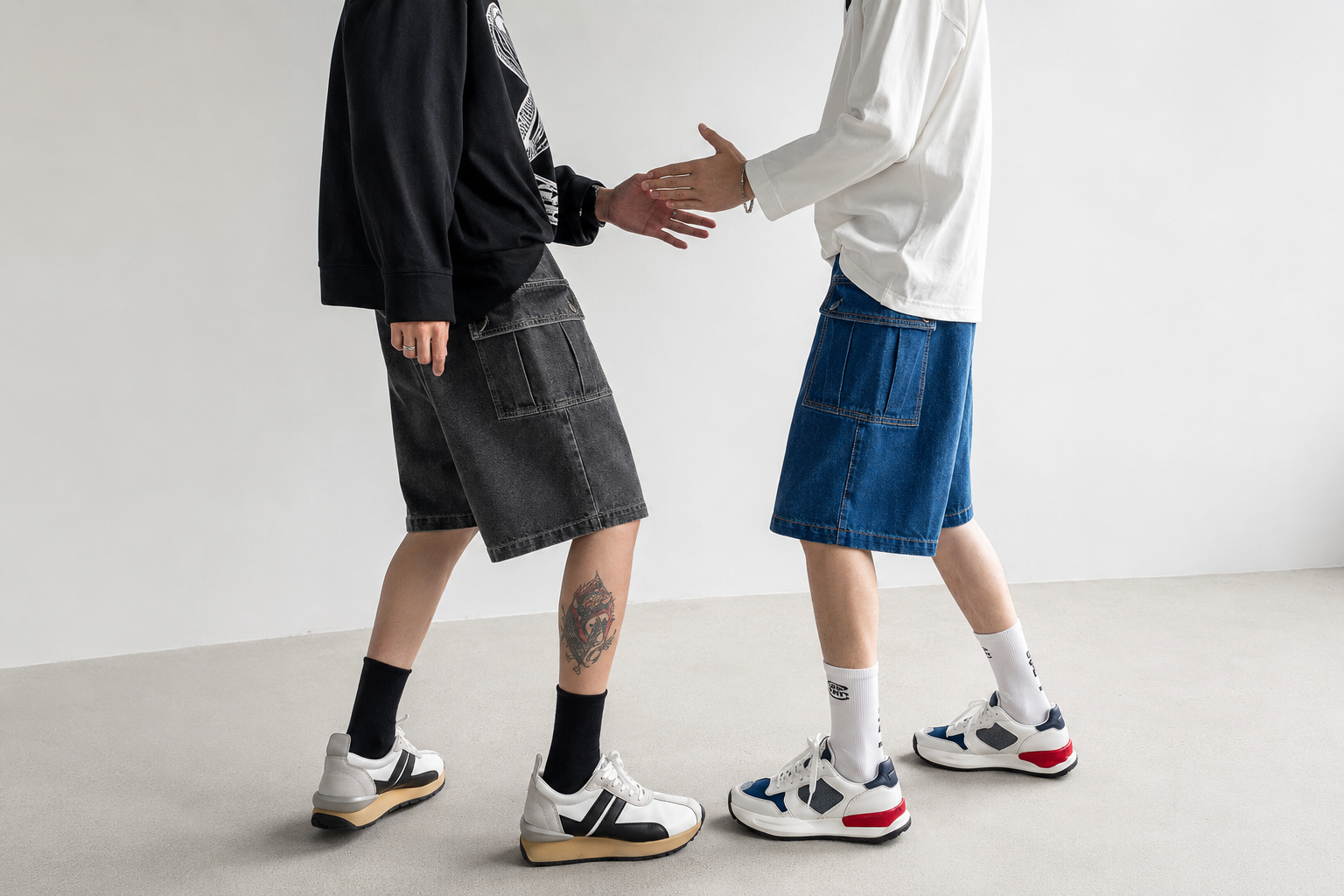 shorts en jean