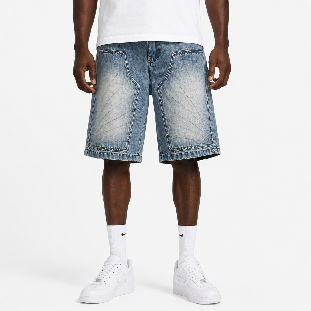 MBW Short Jean Baggy Vintage Homme