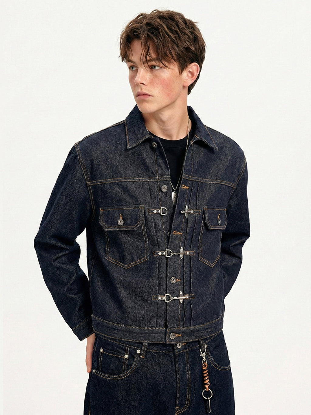 MBW Veste en Jean Utility