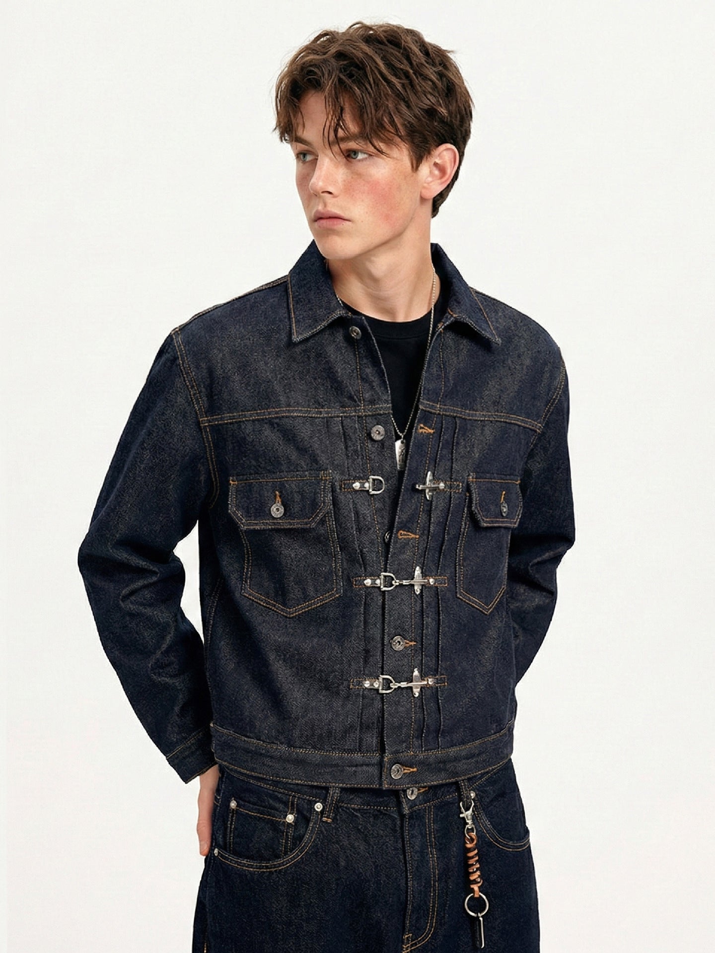 MBW Veste en Jean Utility