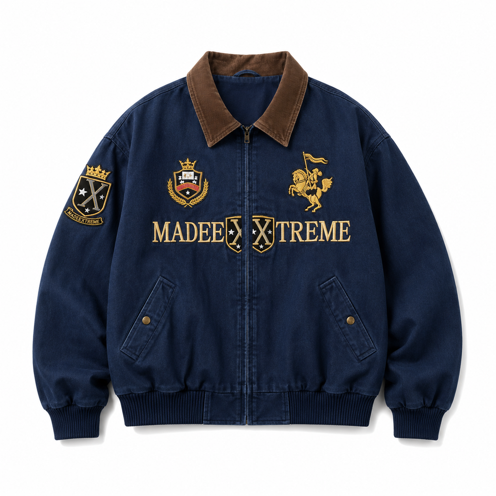 MBW veste Baseball Cropped streetwear Y2K