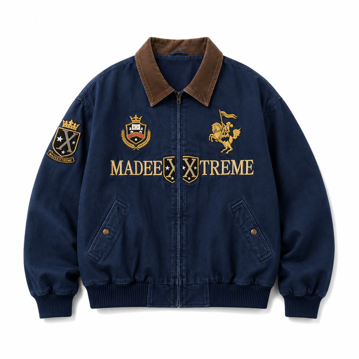MBW veste Baseball Cropped streetwear Y2K