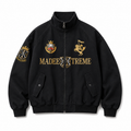 MBW veste Baseball Cropped streetwear Y2K