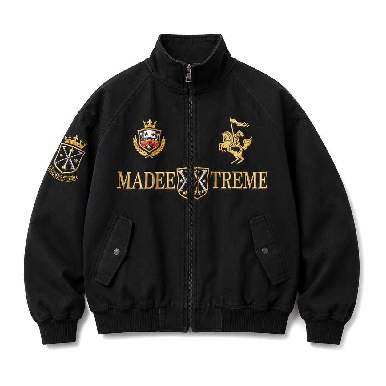 MBW veste Baseball Cropped streetwear Y2K