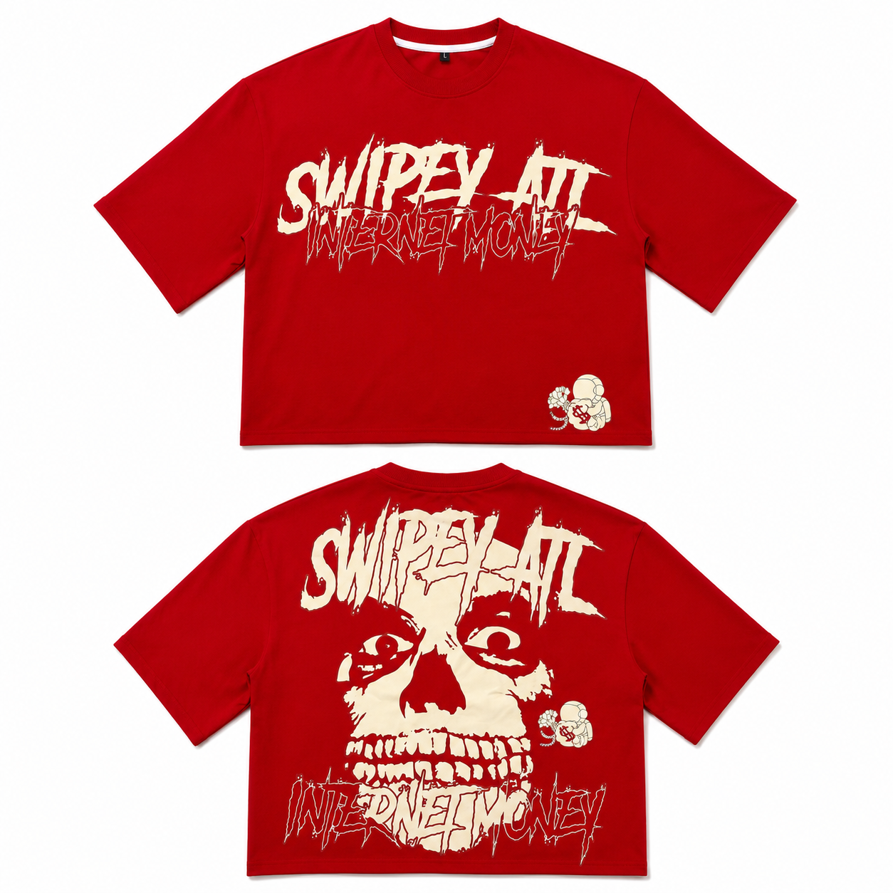MBW Harajuku Skull Oversize T-shirt