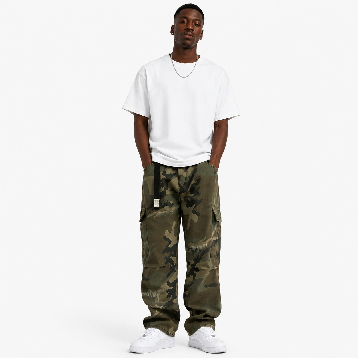 MBW – Pantalon cargo camouflage convertible