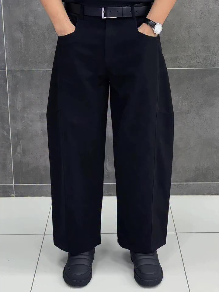 MBW – Pantalon baggy noir Y2K