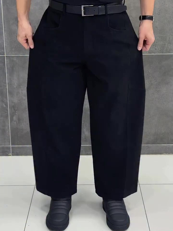 MBW – Pantalon baggy noir Y2K