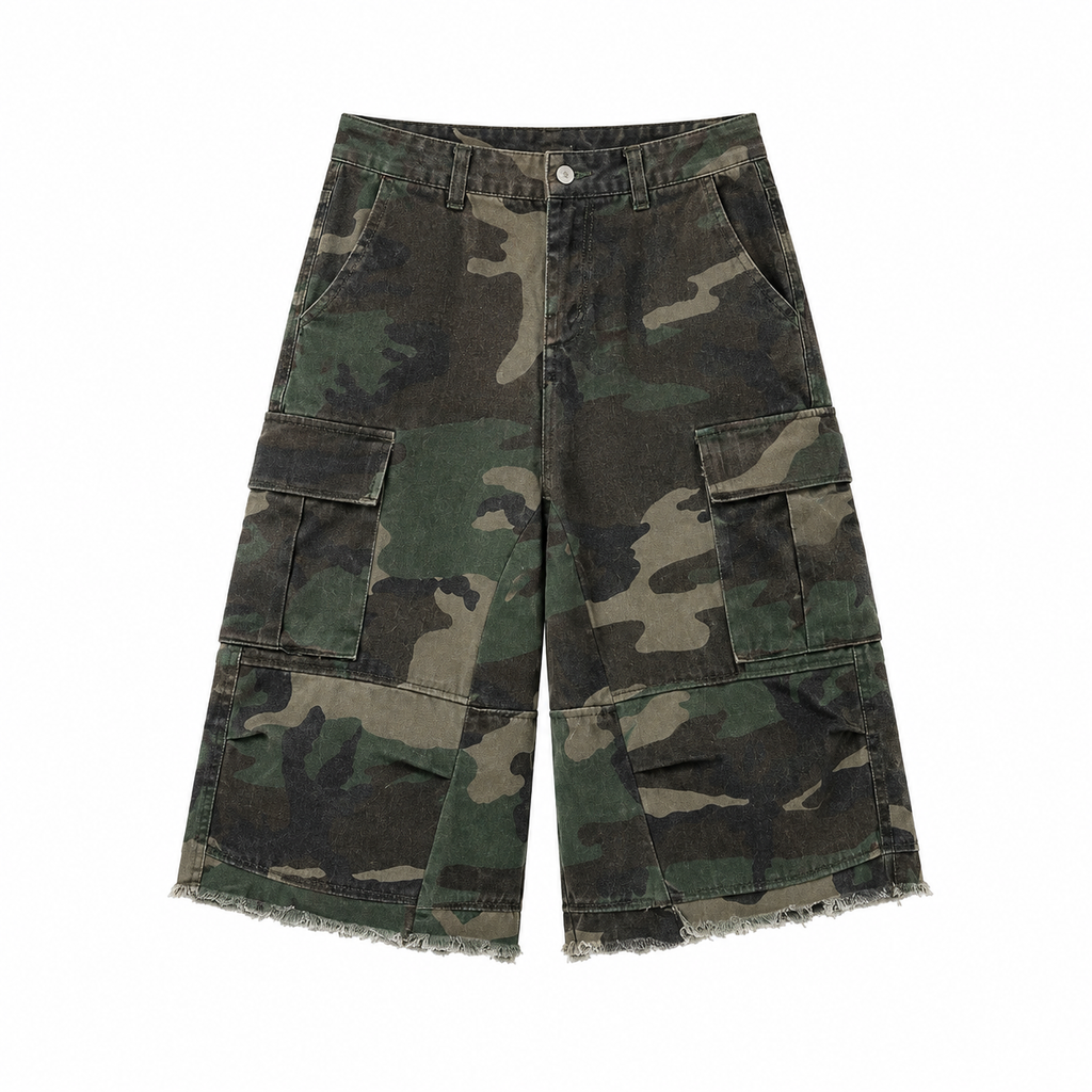 MBW Camouflage Cargo Baggy Short