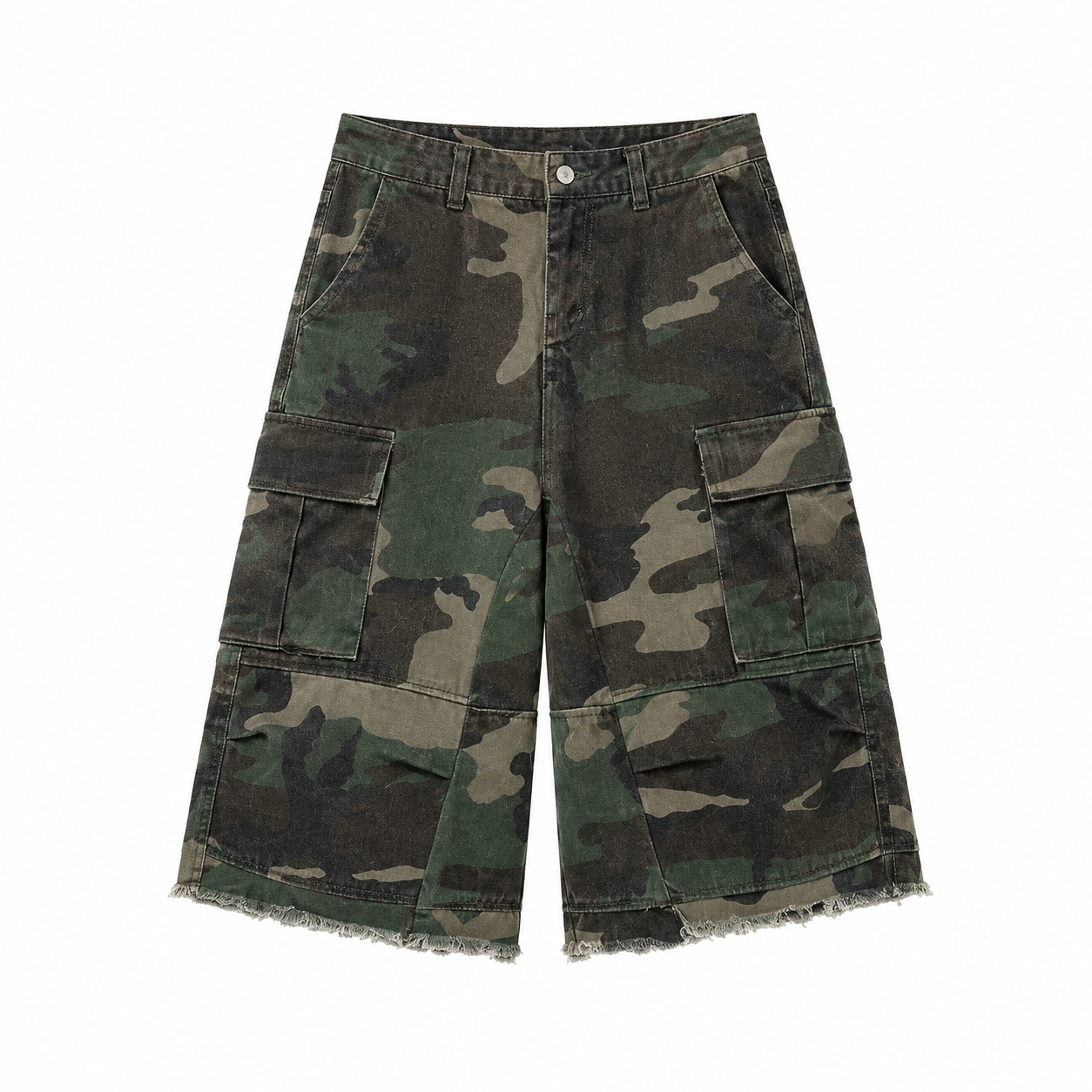 MBW Camouflage Cargo Baggy Short