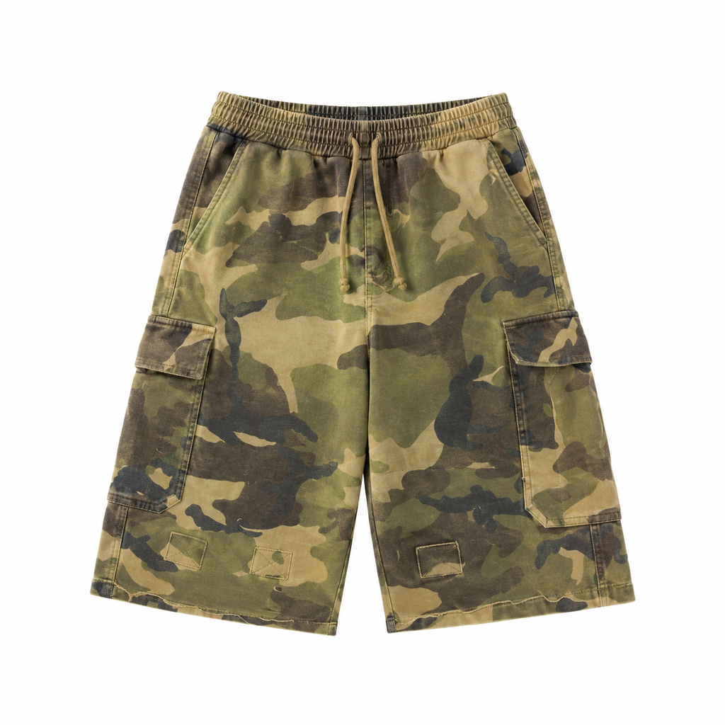 MBW Camouflage Cargo Baggy Short