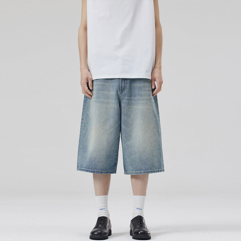Short en jean ample MBW – Style streetwear unisexe