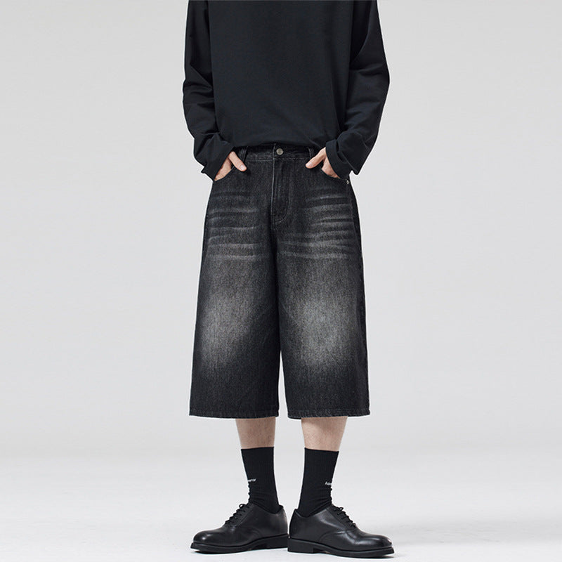 Short en jean ample MBW – Style streetwear unisexe