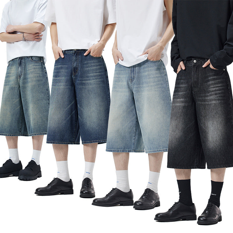 Short en jean ample MBW – Style streetwear unisexe