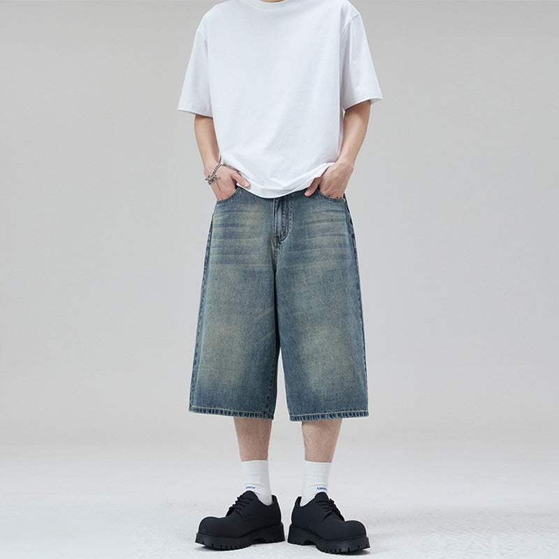 Short en jean ample MBW – Style streetwear unisexe