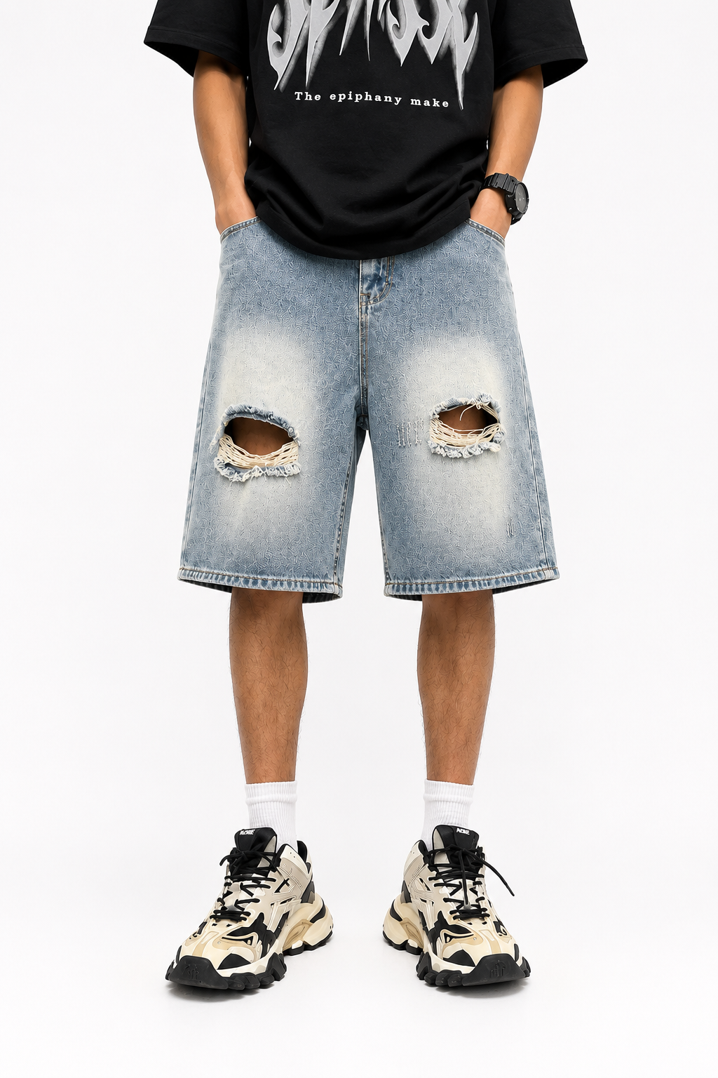 MBW Short en denim décontracté