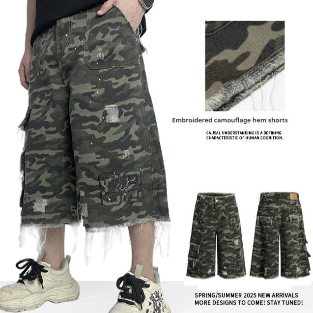 MBW – Short cargo camouflage oversize