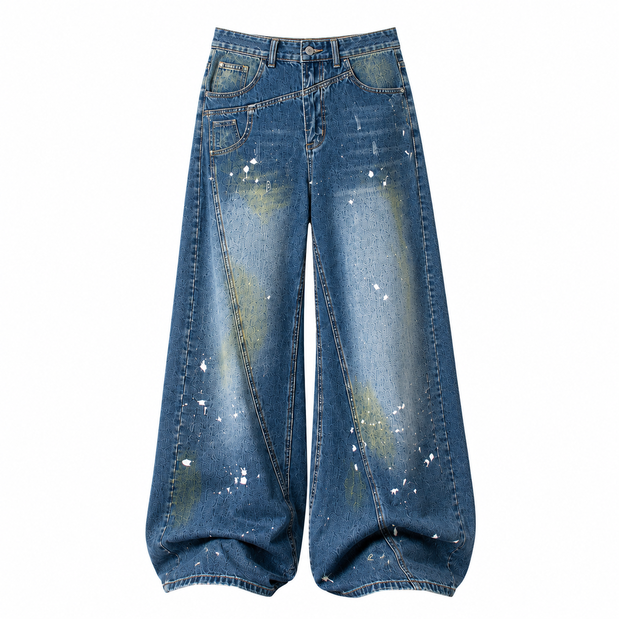 MBW – Jean baggy bleu style vintage