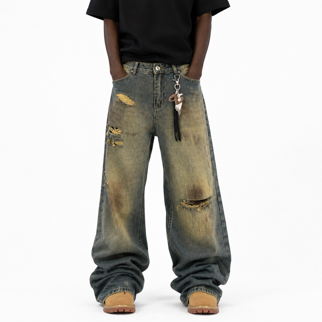 MBW – Jean cargo baggy vintage