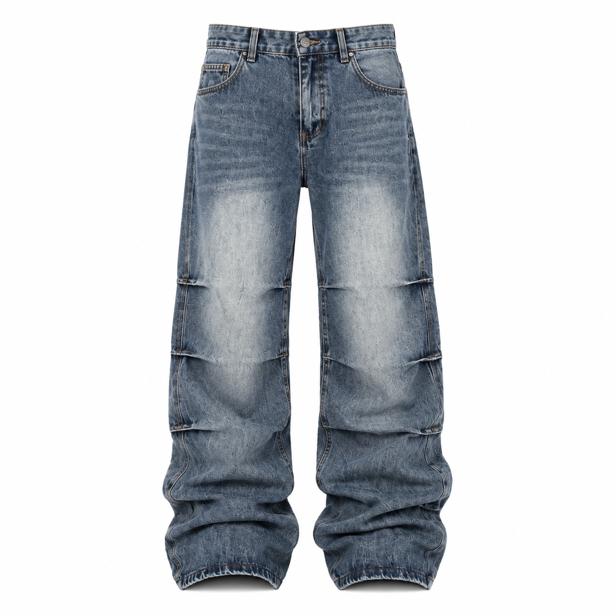 MBW – Jean baggy streetwear délavé