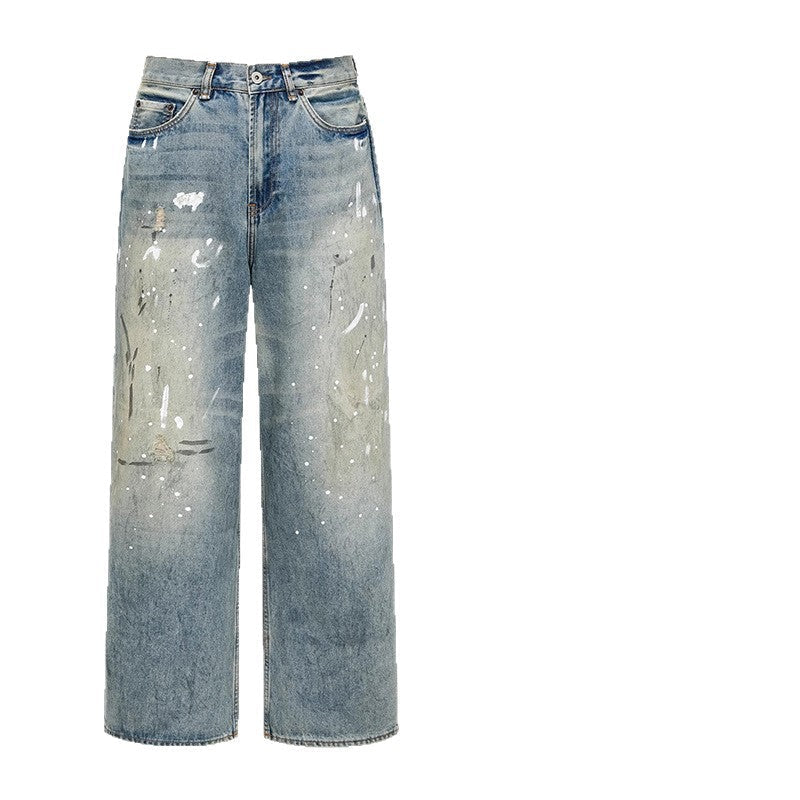 MBW – Jean baggy délavé vintage