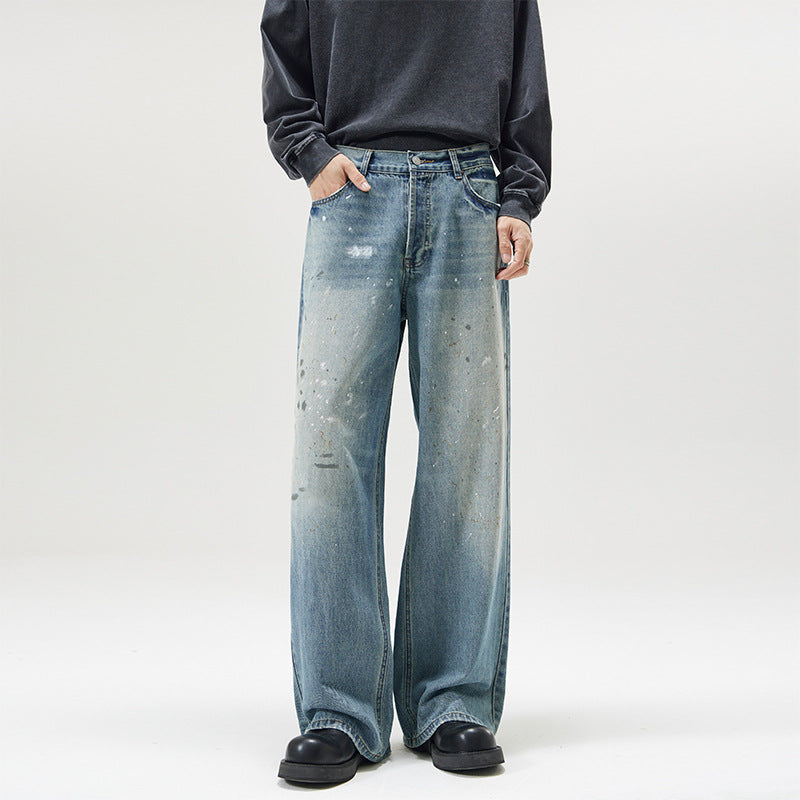 MBW – Jean baggy délavé vintage