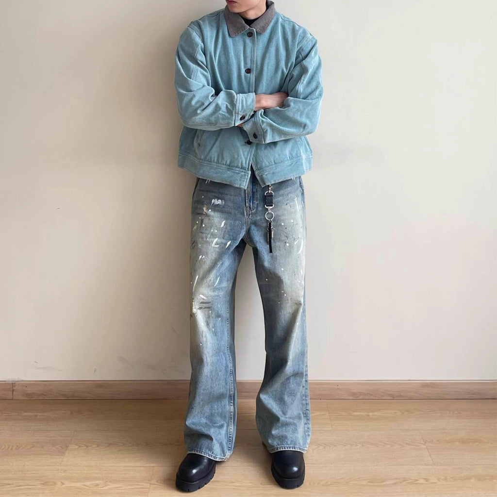 MBW – Jean baggy délavé vintage