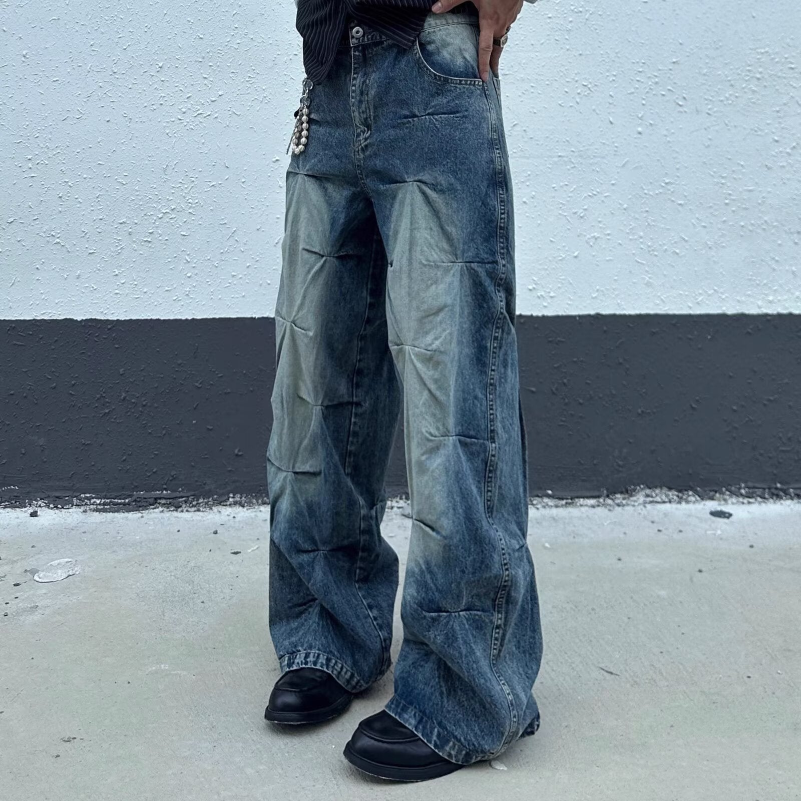 MBW – Jean baggy coupe large