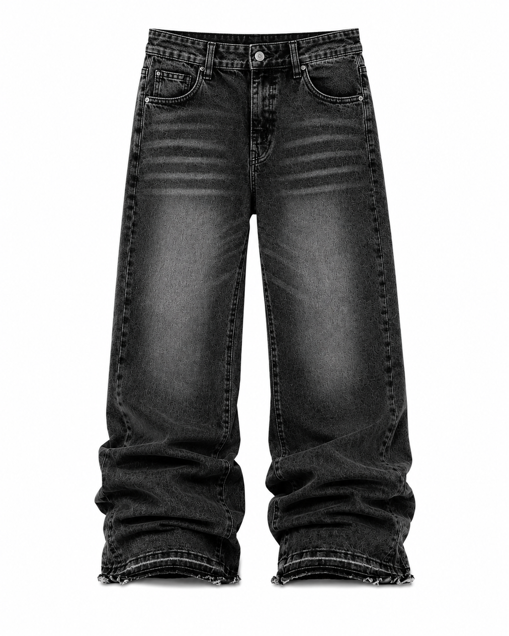 MBW – Jean évasé noir vintage