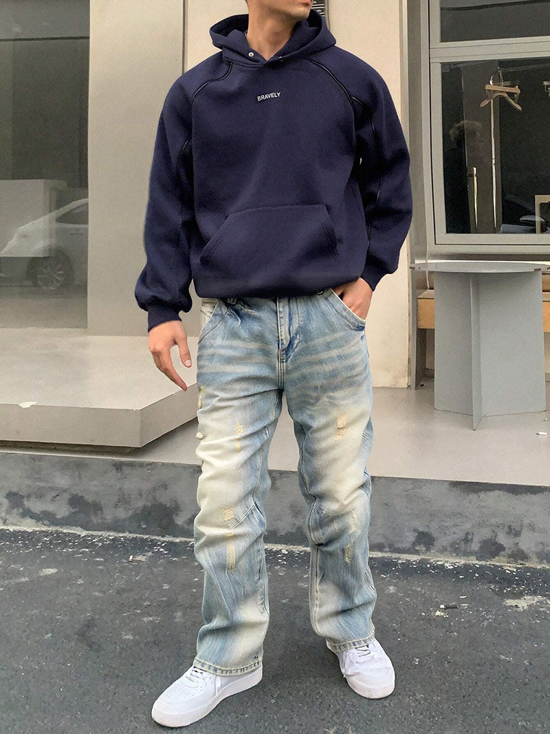 MBW – Jean streetwear délavé vintage