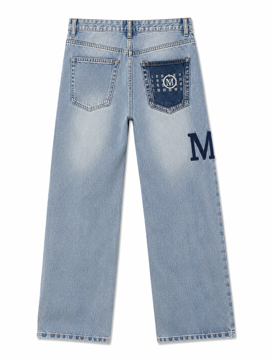 MBW – Jean streetwear droit imprimé
