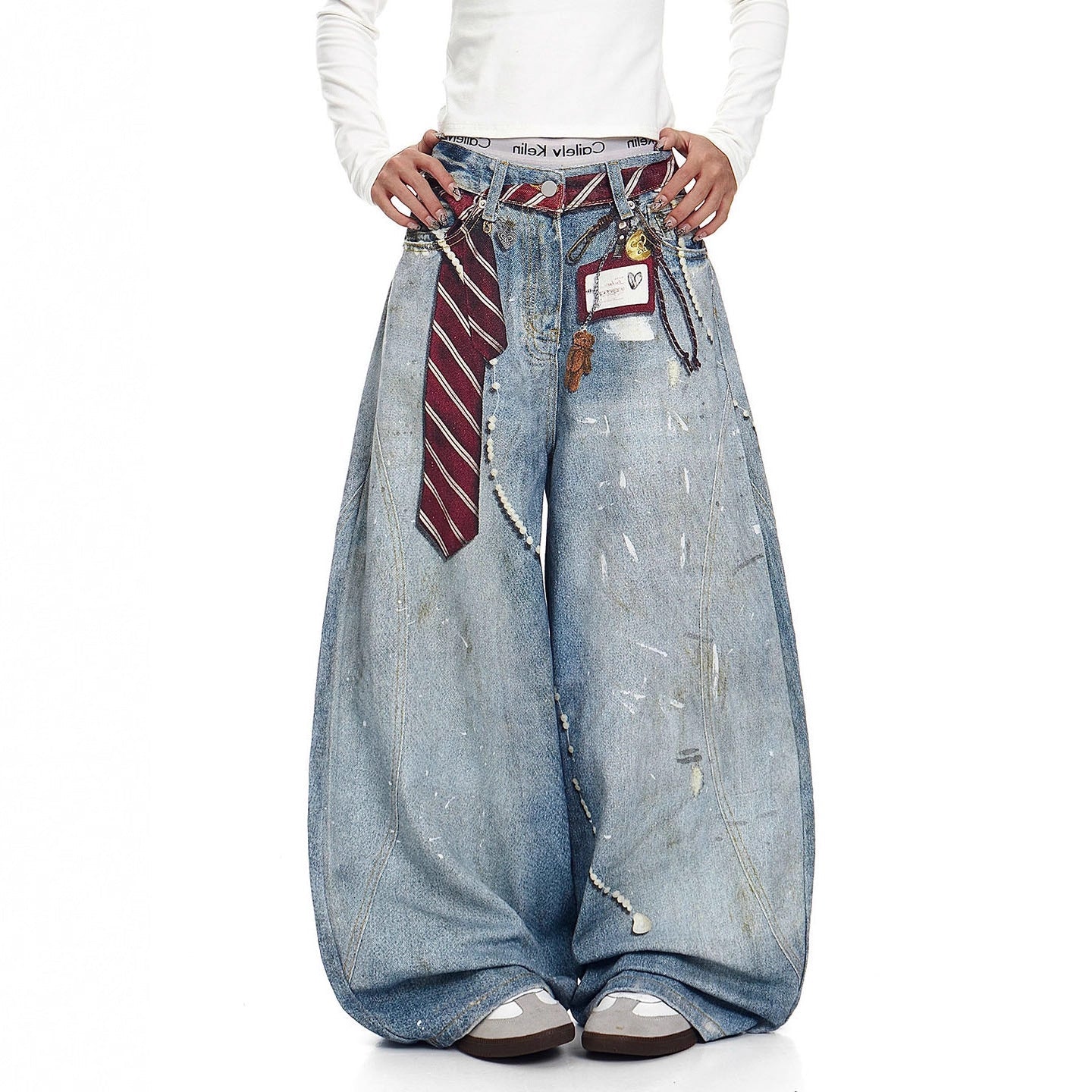 Jean baggy Vintage Bleu Clair