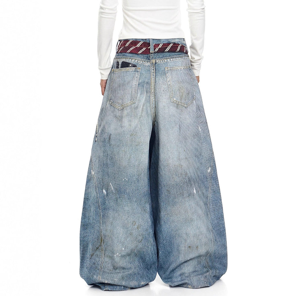 Jean baggy Vintage Bleu Clair
