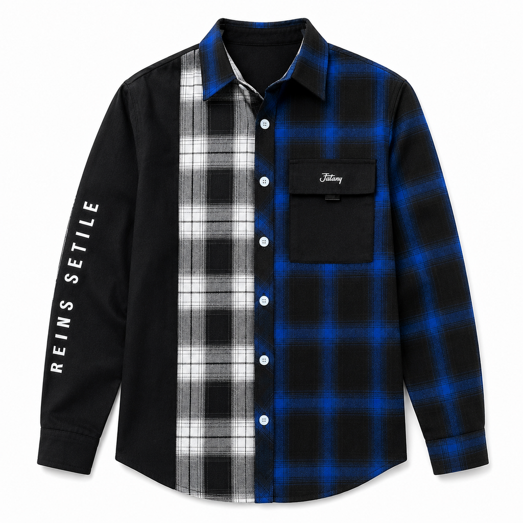 Chemise Carreaux  Style workwear Manches longues