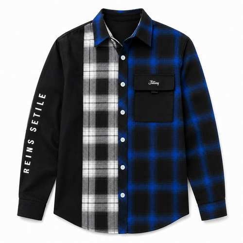 Chemise Carreaux  Style workwear Manches longues