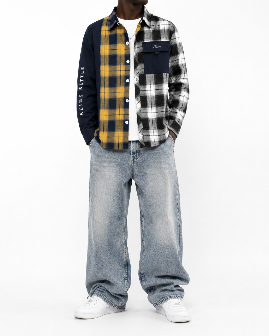 Chemise Carreaux  Style workwear Manches longues