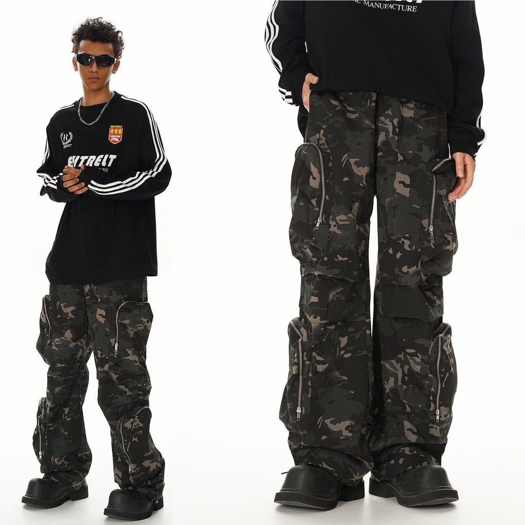 Jean Cargo Camouflage Baggy