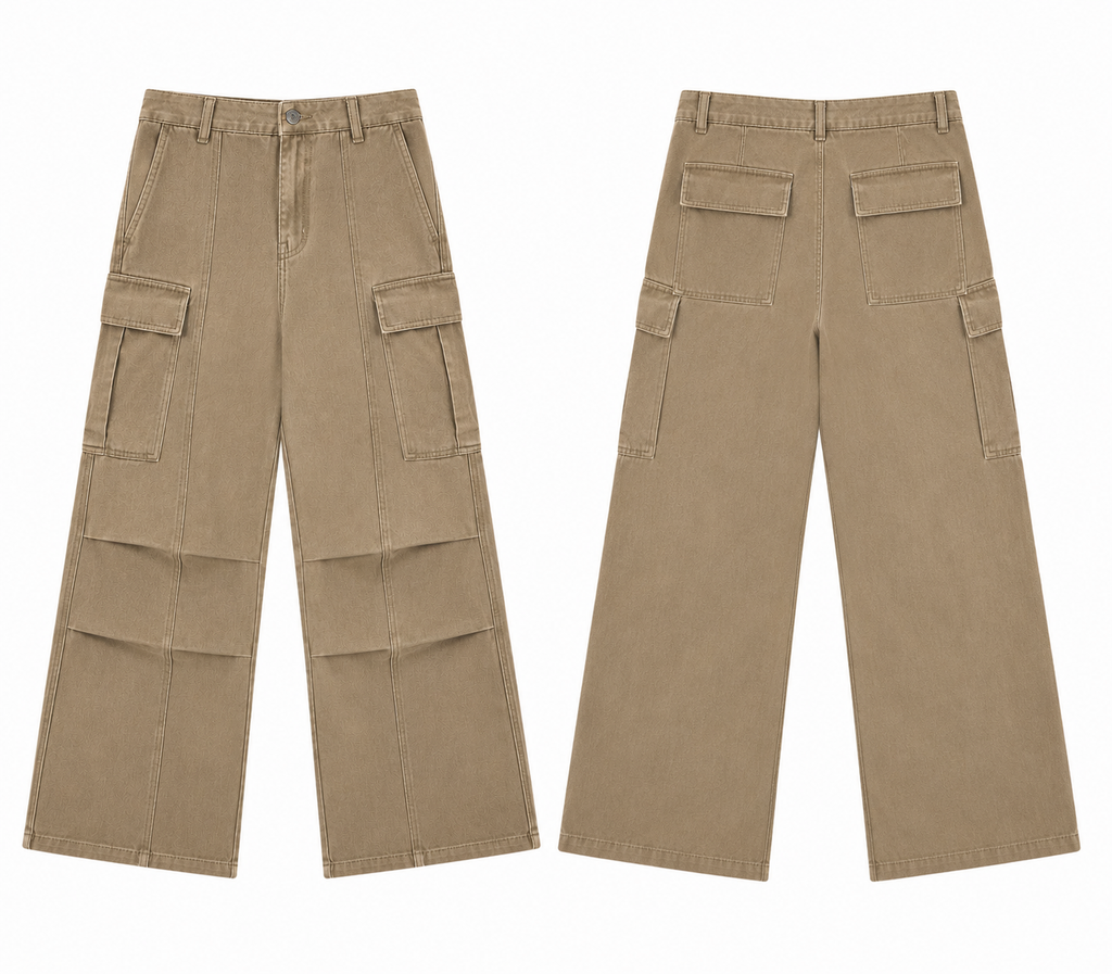 MBW – Pantalon cargo oversize streetwear