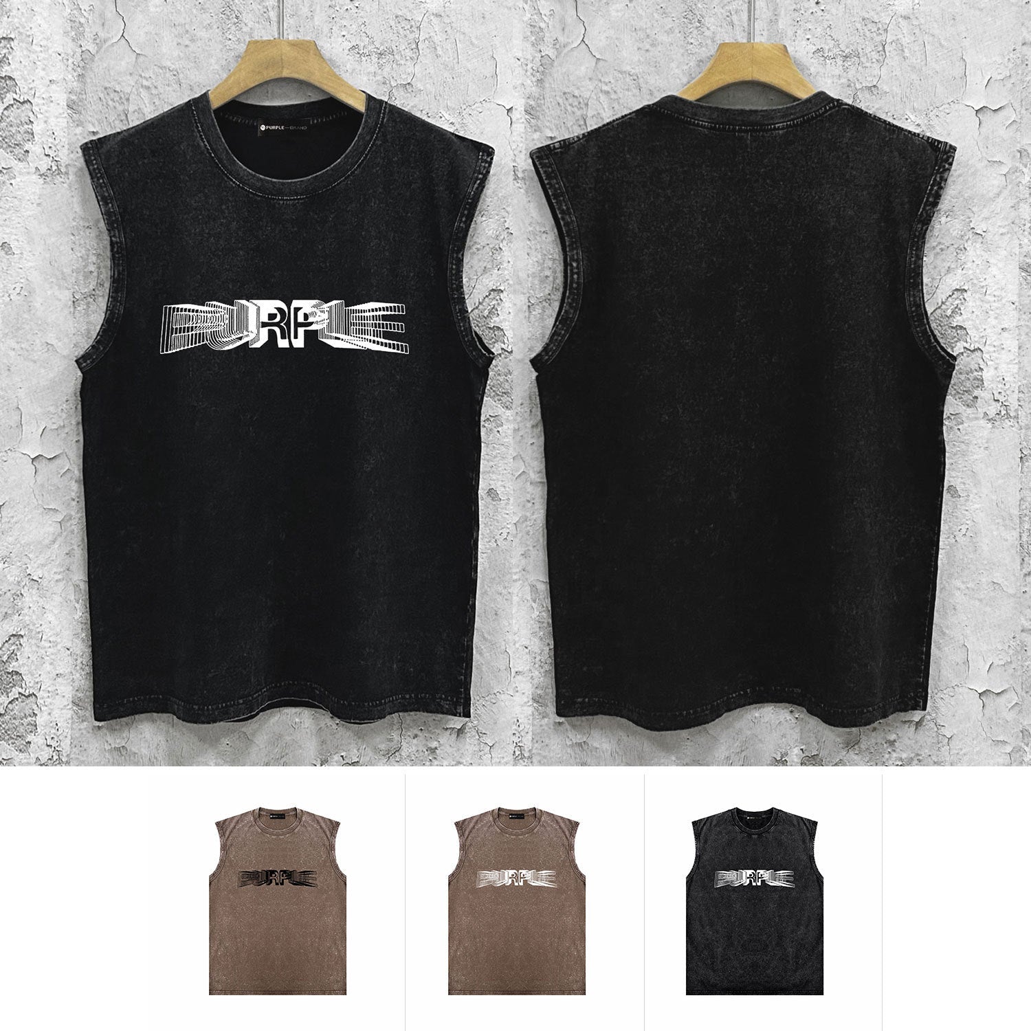 MBW – Débardeur Streetwear Délavé