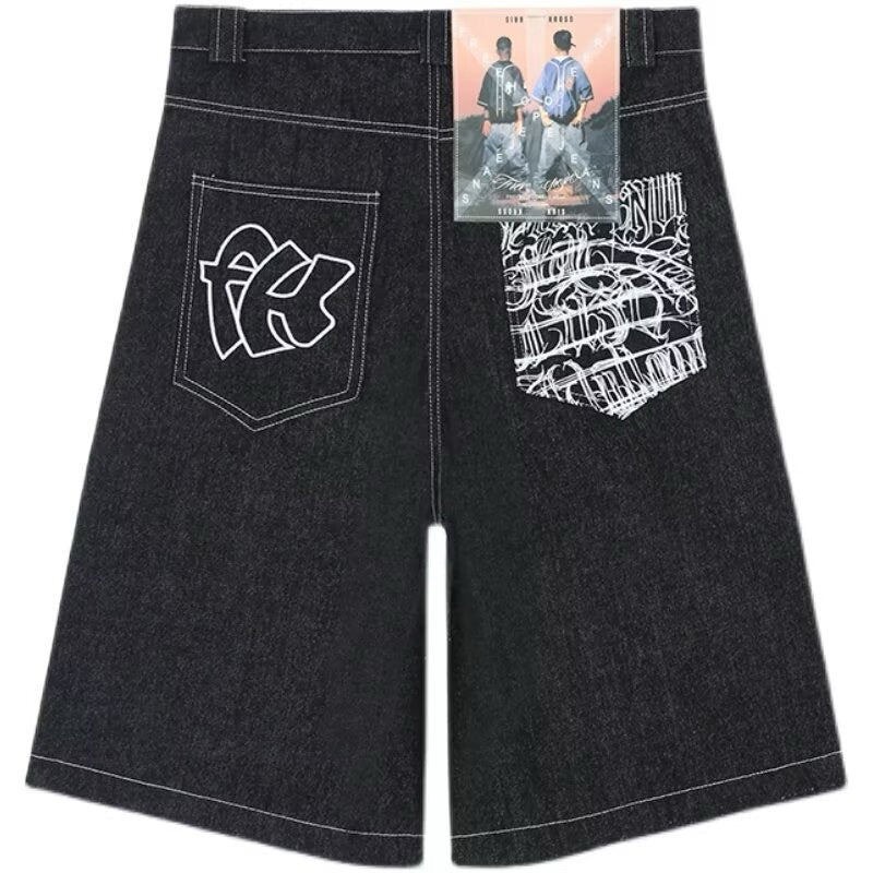 MBW Short Jean Oversize West coast Streetwear
