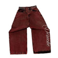 MBW – Jean baggy vintage brodé Y2K